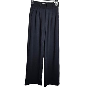 Abercrombie & Fitch Women's Navy Blue Wide Leg Dress Pants NWT Ladies Size XXS